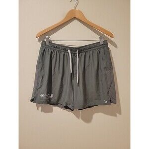 Vuori Shorts Mens L Green Course Run Lined Athletic Running 5" Inseam V376 Logo